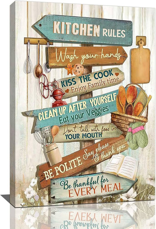 Kitchen Rules Home Decor